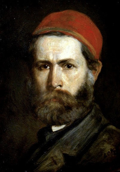 Karoly Lotz Self-portrait